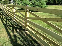 <b>Estate Rail Wood Fence</b>